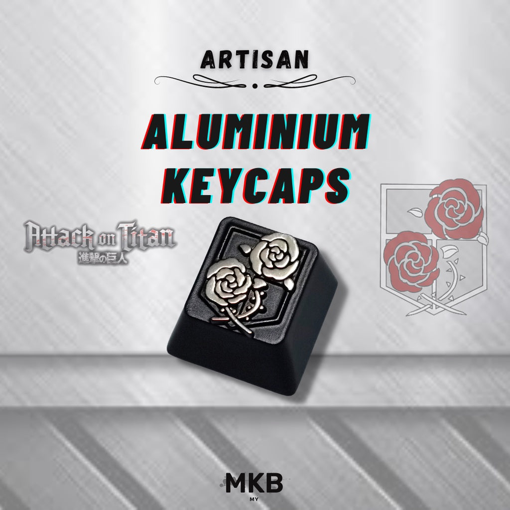 Attack on Titan Garrison Logo Aluminium Keycap