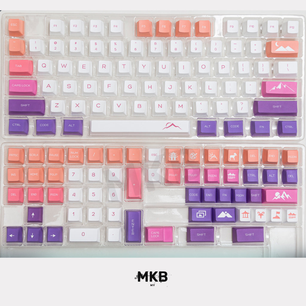 Full Set of Alpine PBT Keycap Set