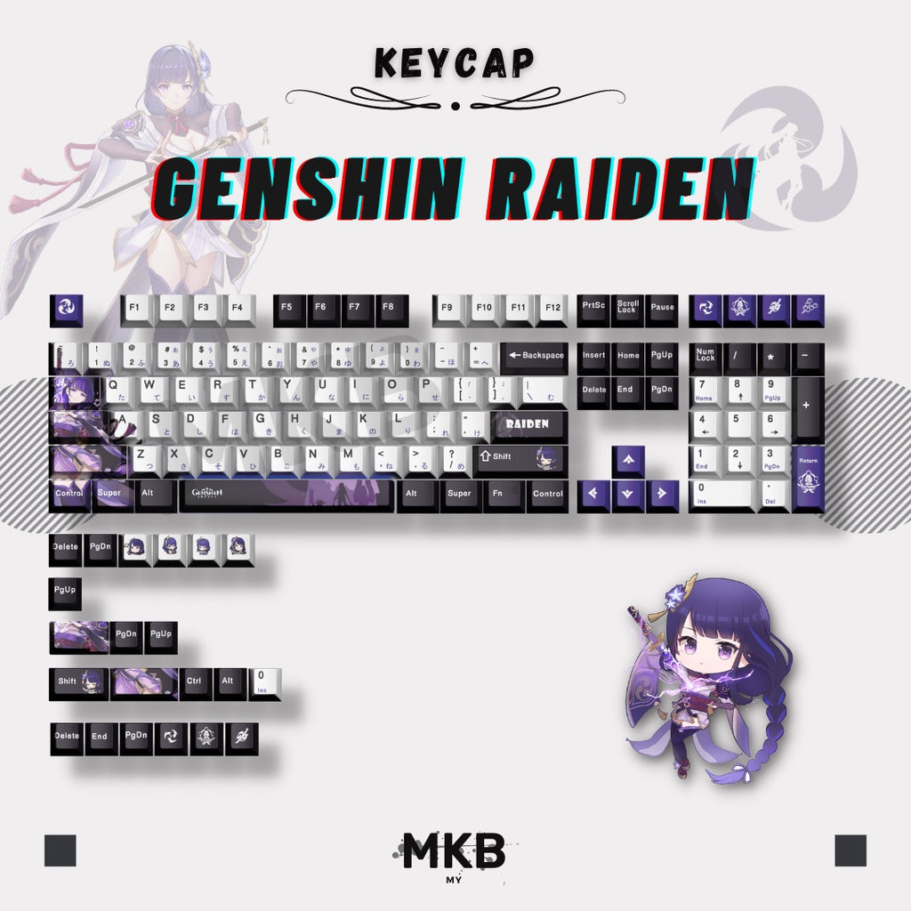 Genshin Impact Raiden White