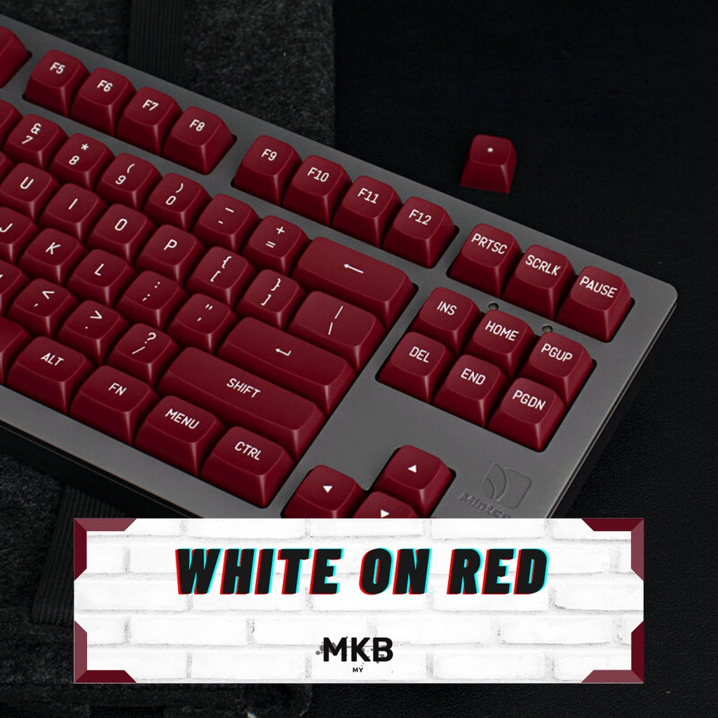 MSA White on Red