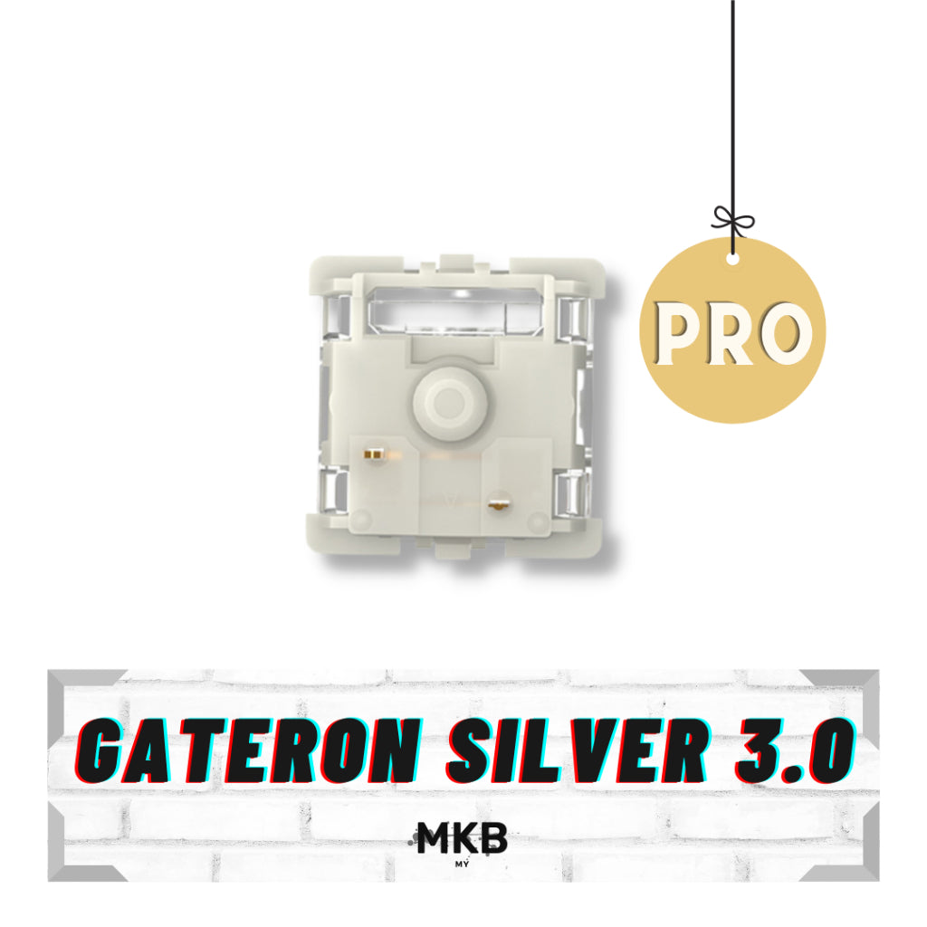 Gateron G Pro 3.0 Silver