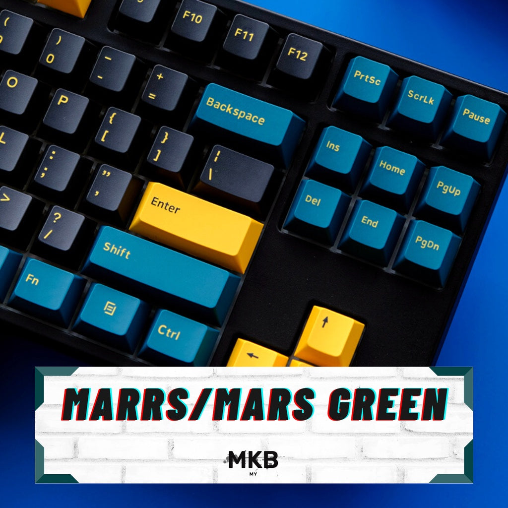Marrs Green PBT Double Shot Keycap Set