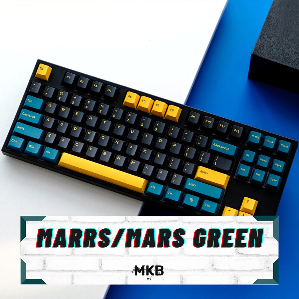 Marrs Green PBT Double Shot Keycap Set