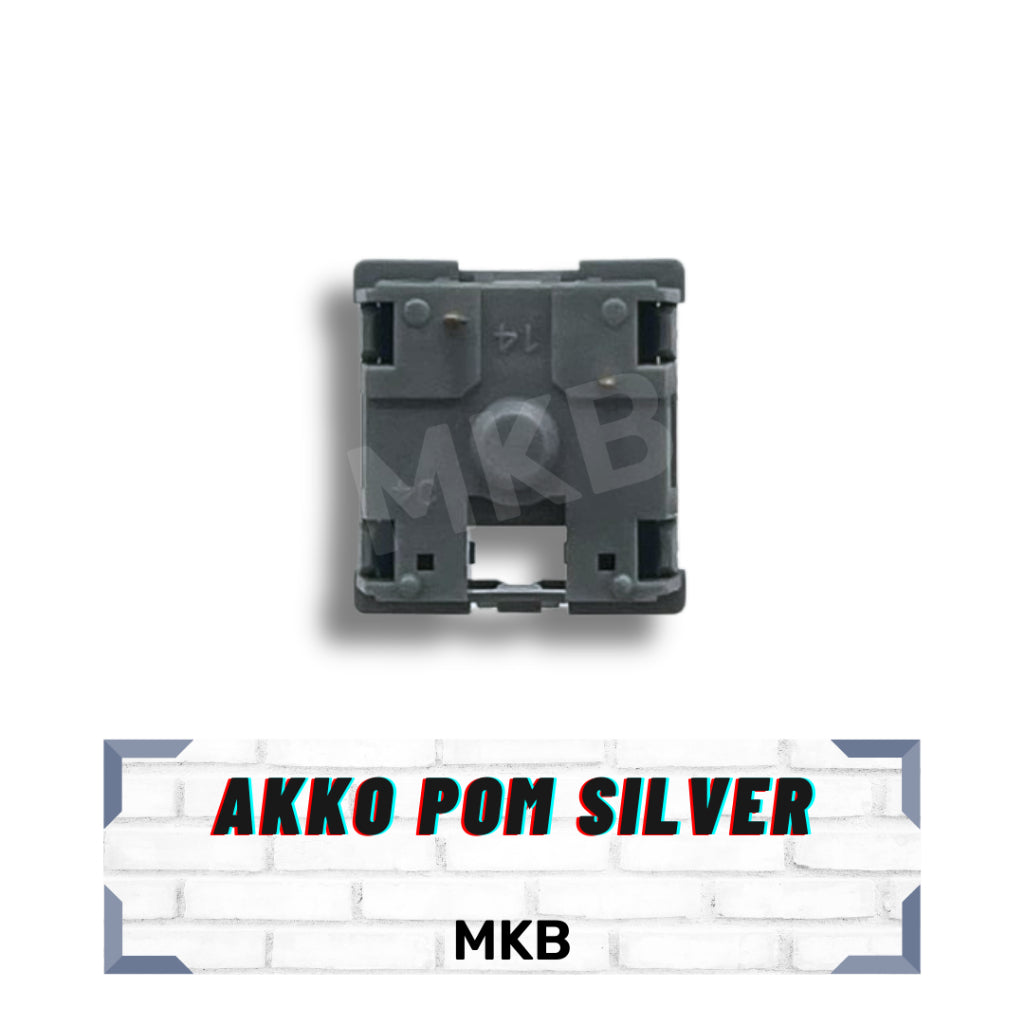 Akko POM Silver