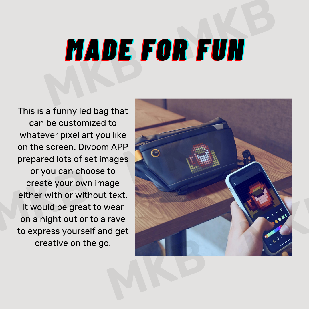 Divoom Pixoo Sling Bag