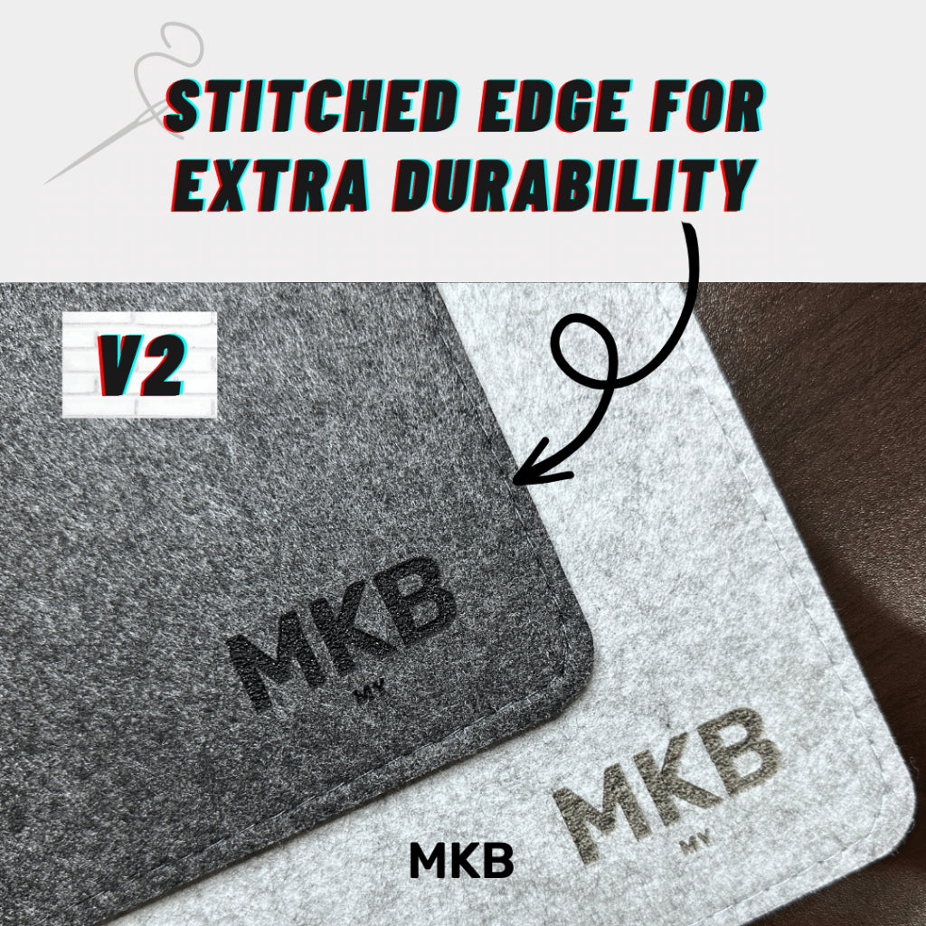 MKB Woven Felt Keyboard Mat