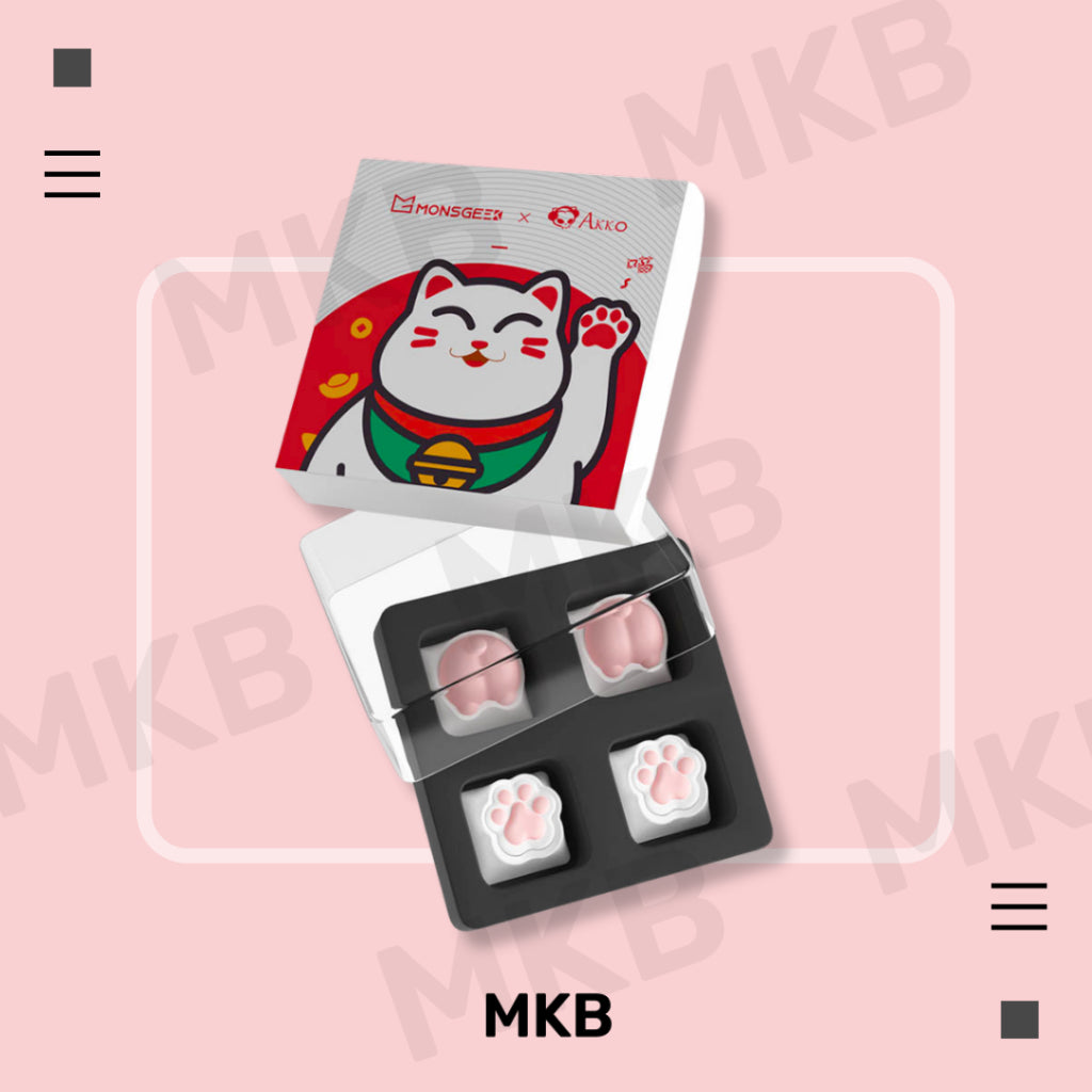 Monsgeek x Akko Cat Paw & Corgi Butt 4 in 1 Artisan