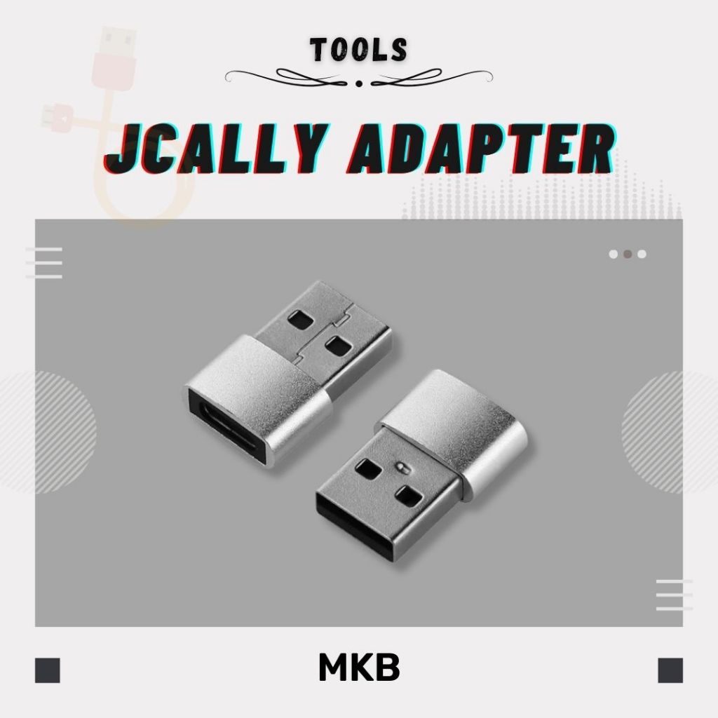 JCALLY USB-A to Type-C Adapter