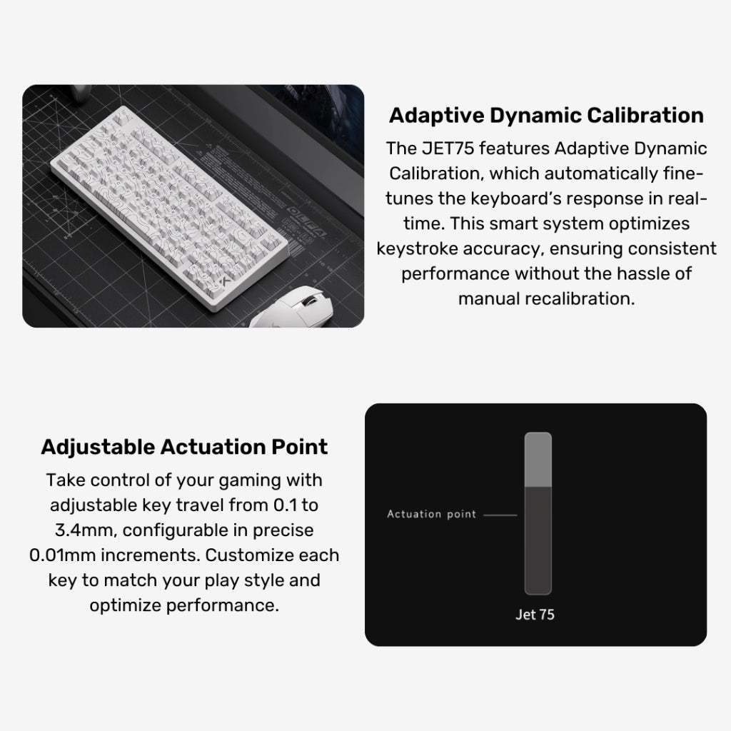 Mchose Jet 75 Magnetic Keyboard