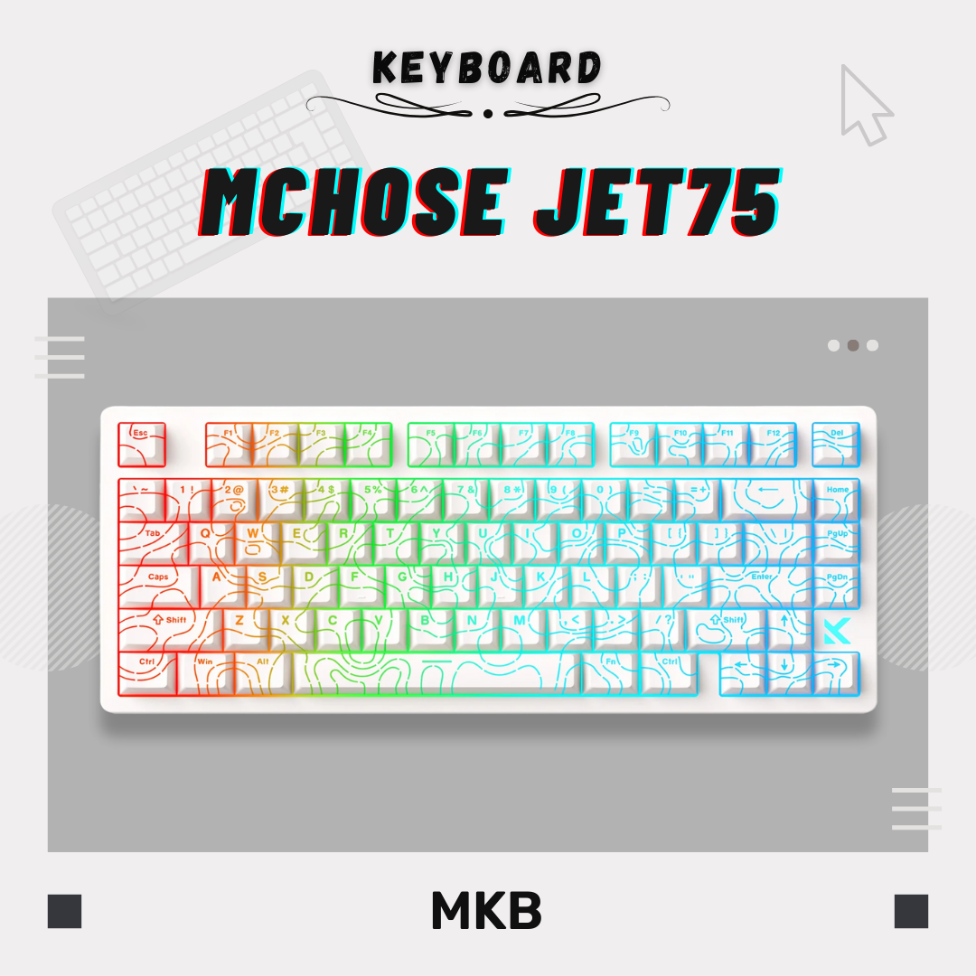 Mchose Jet 75 Magnetic Keyboard