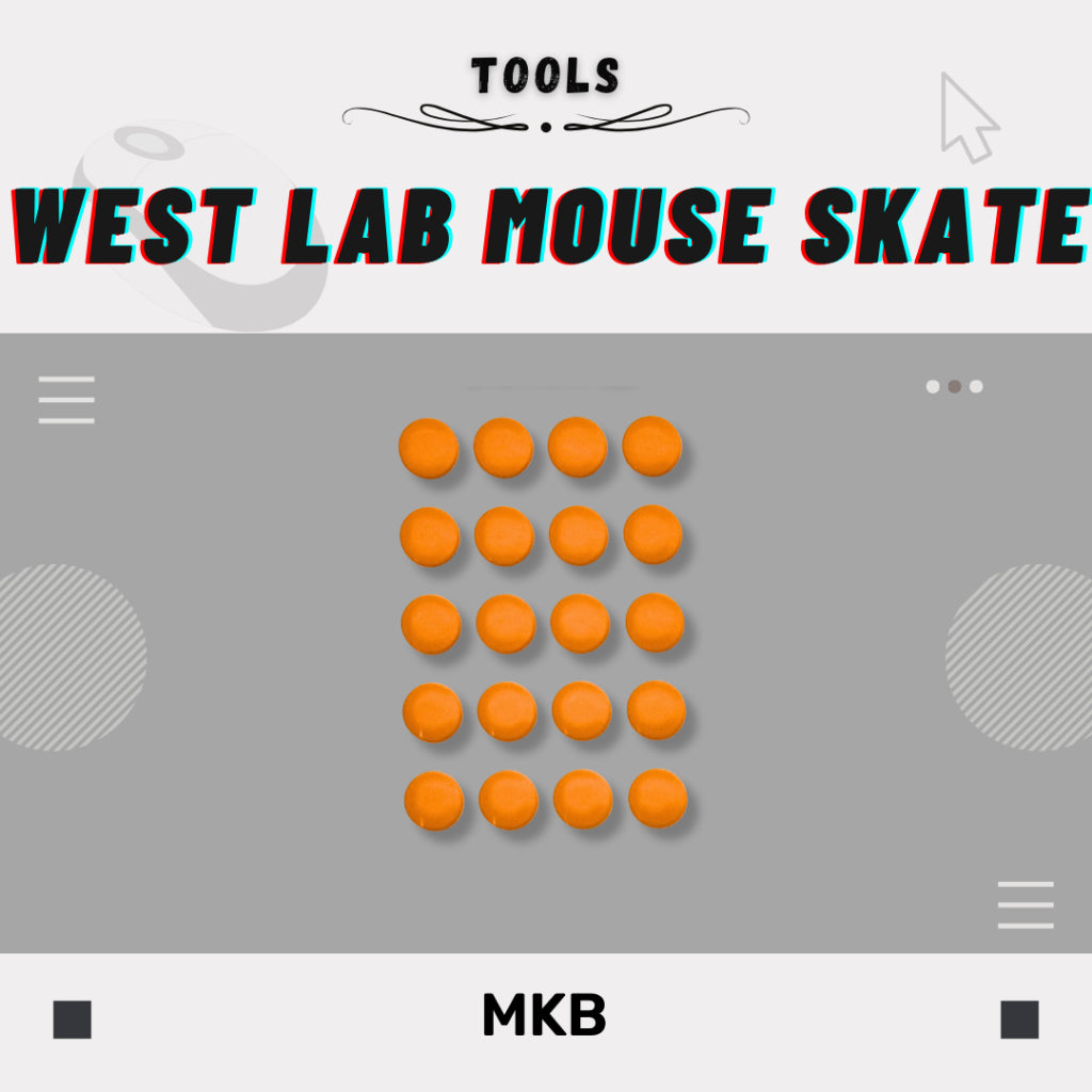 West Lab Dots Universal Mouse Skates