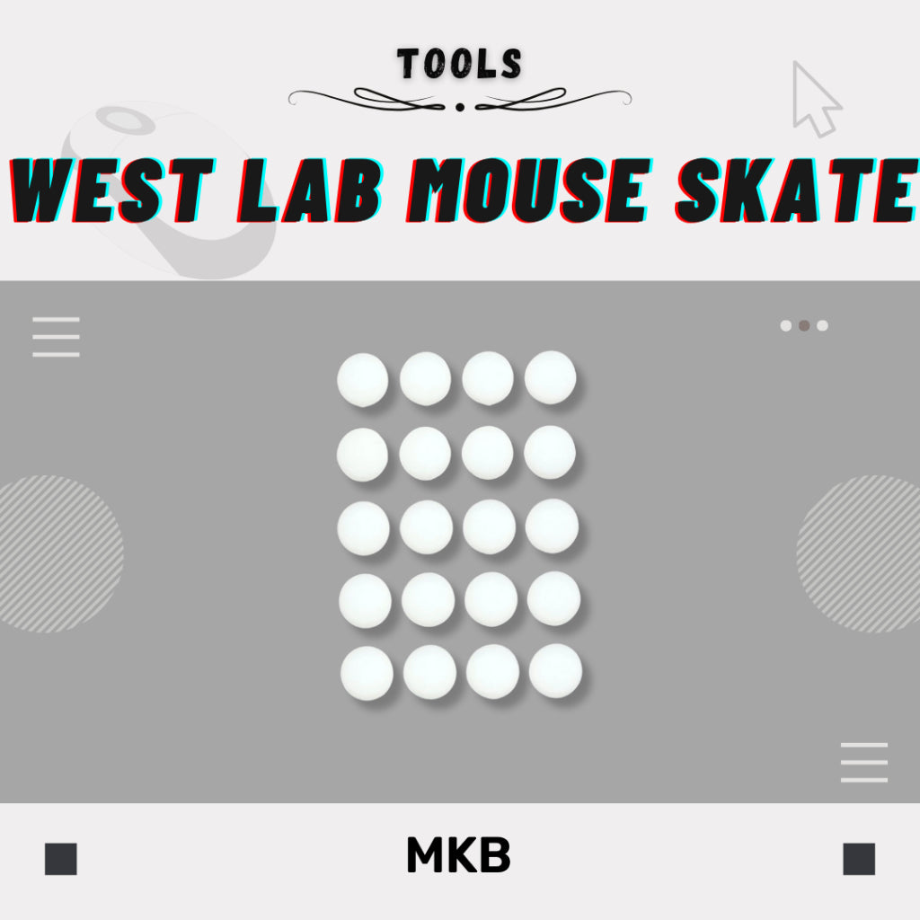 West Lab Dots Universal Mouse Skates