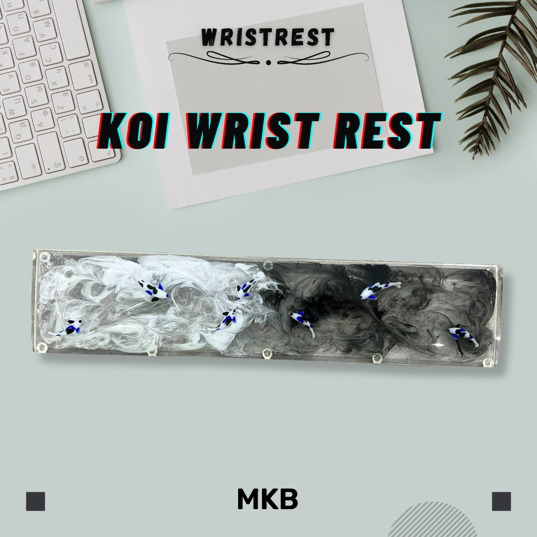 Koi Resin Wrist Rest