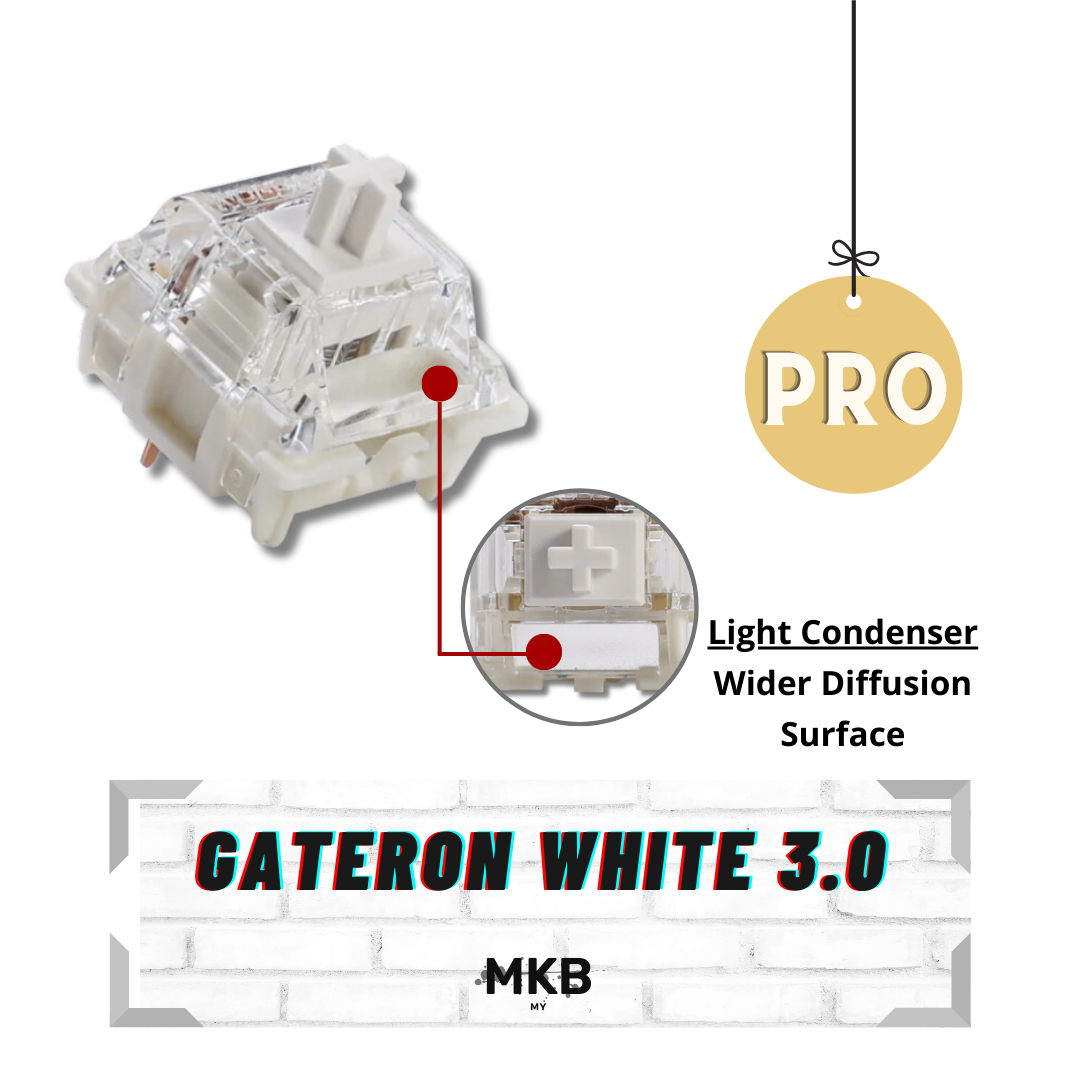 Gateron G PRO 3.0 White