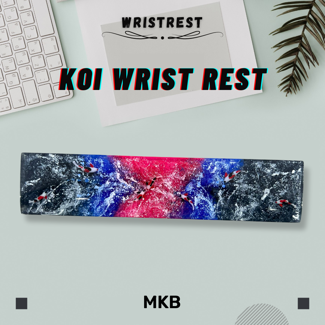 Koi Resin Wrist Rest
