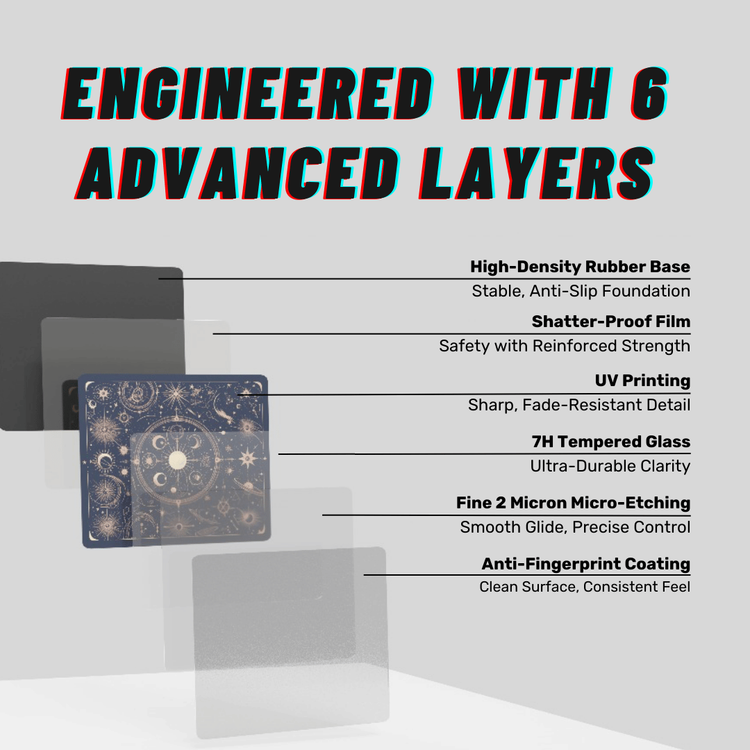 MKB Kasumi Glass Mousepad