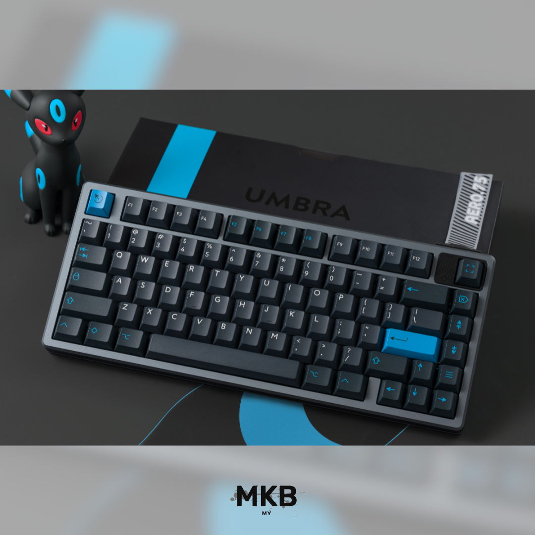 PBTfans Umbra Keycap Set from KBDfans