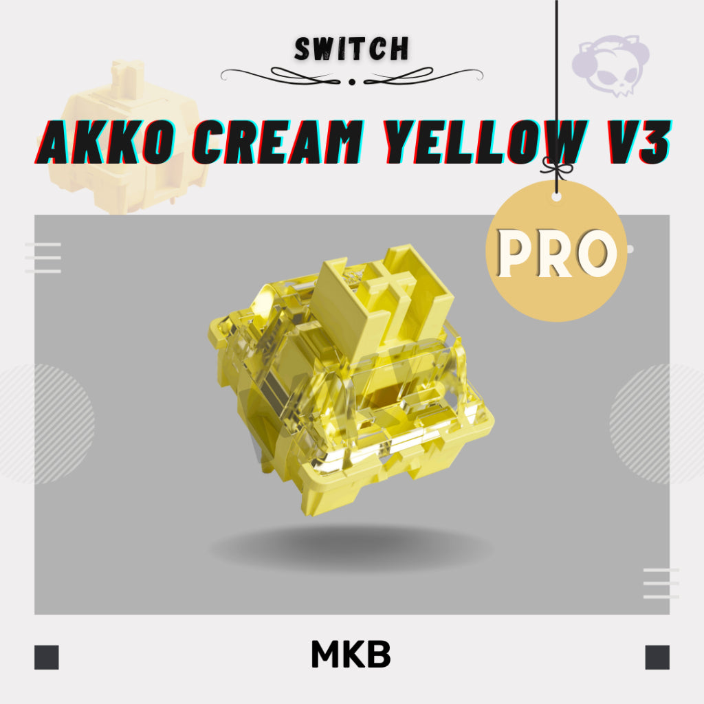 Akko Cream Yellow V3 Pro