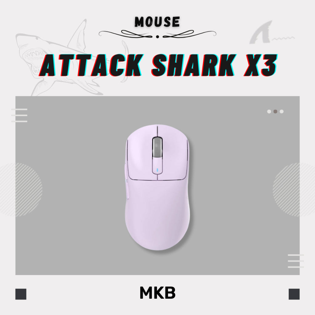Magnetic charging dock included with the Attack Shark X3 for fast and hassle-free charging while keeping the mouse always ready.