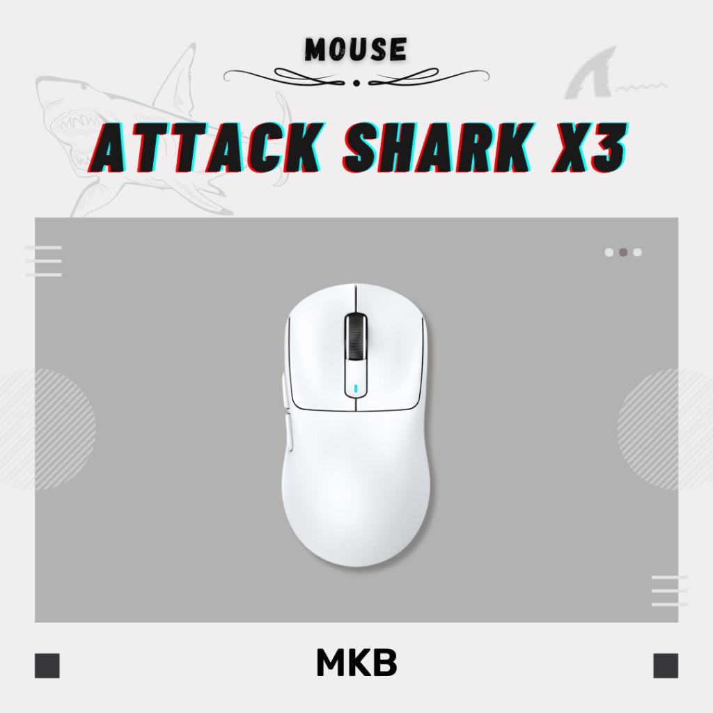 Compatible with macOS, Windows, iOS, and Android – Attack Shark X3 offers seamless multi-device connectivity for diverse gaming setups.