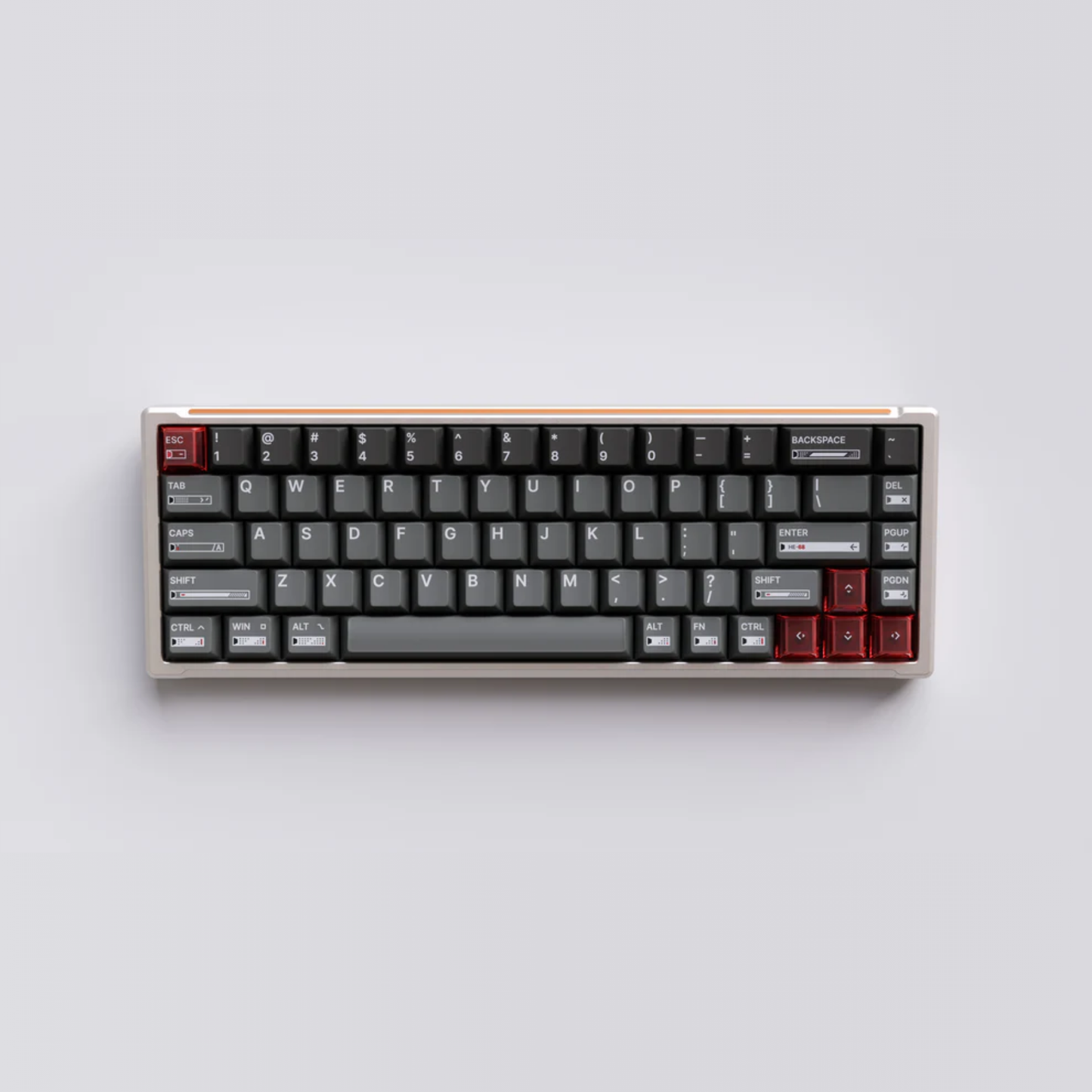 Exclusive PBT keycap set of the LUMINKEY Magger68 HE, designed in collaboration with ALOHAKB.