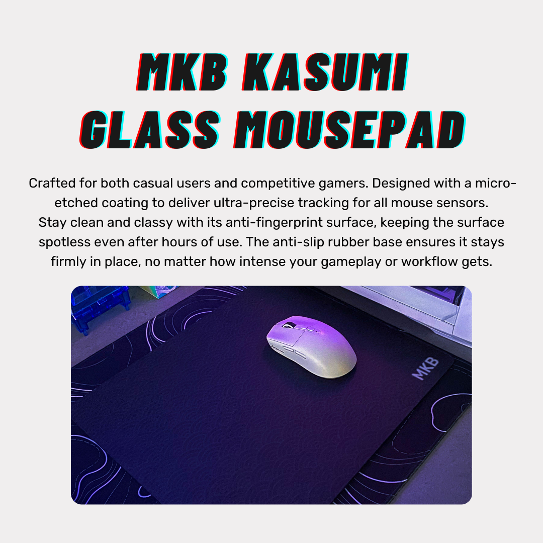 MKB Kasumi Glass Mousepad