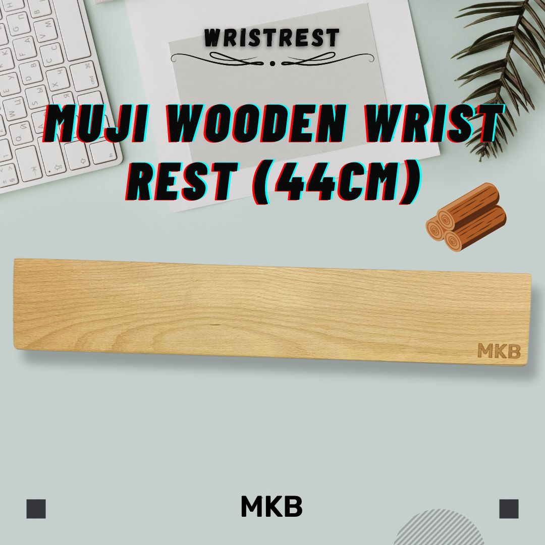 MKB Walnut Wooden/Japanese Muji Wood Wrist Rest