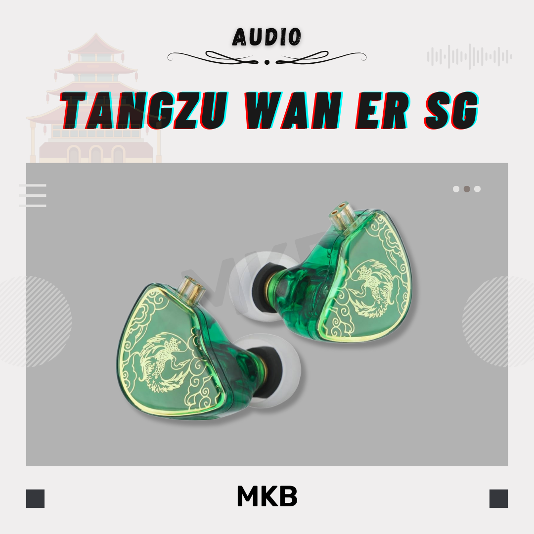 Tangzu Wan'er S.G connected to a digital audio player for enhanced audio quality.
