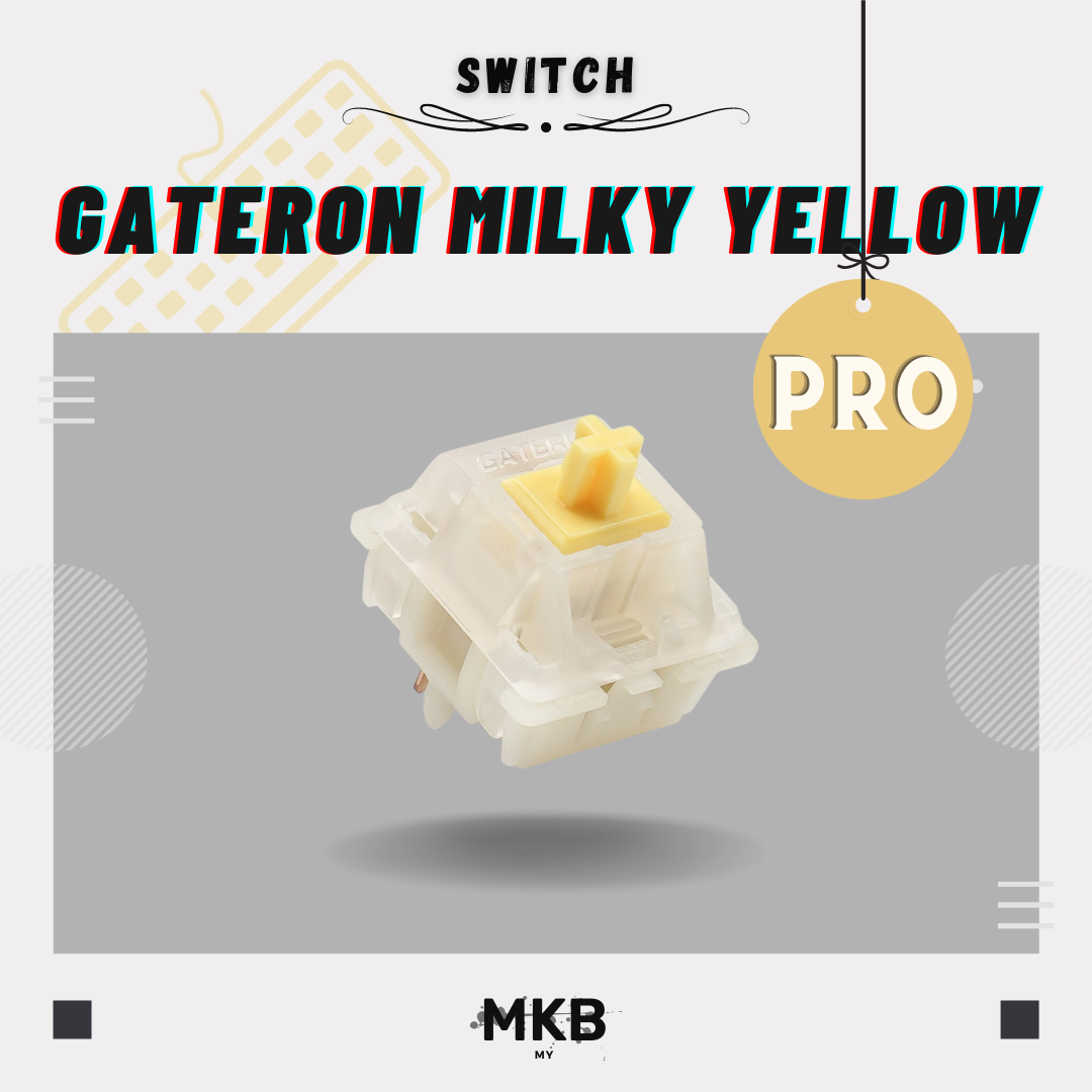 Gateron Milky Yellow Pro