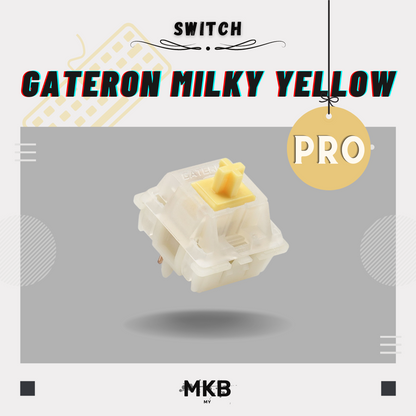 Gateron Milky Yellow Pro