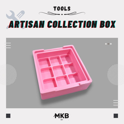 3 by 3 pink artisan collection box