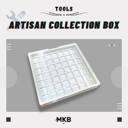 7 by 7 white artisan collection box
