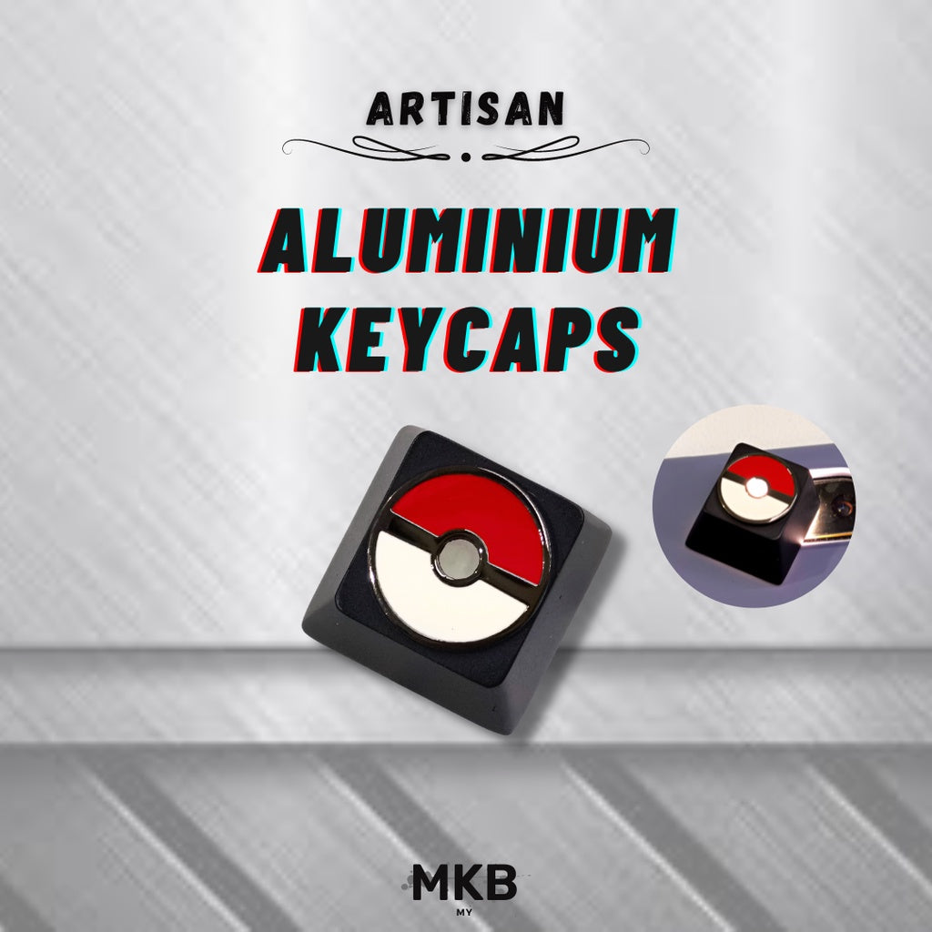 Pokemon Pokeball Aluminium Keycap