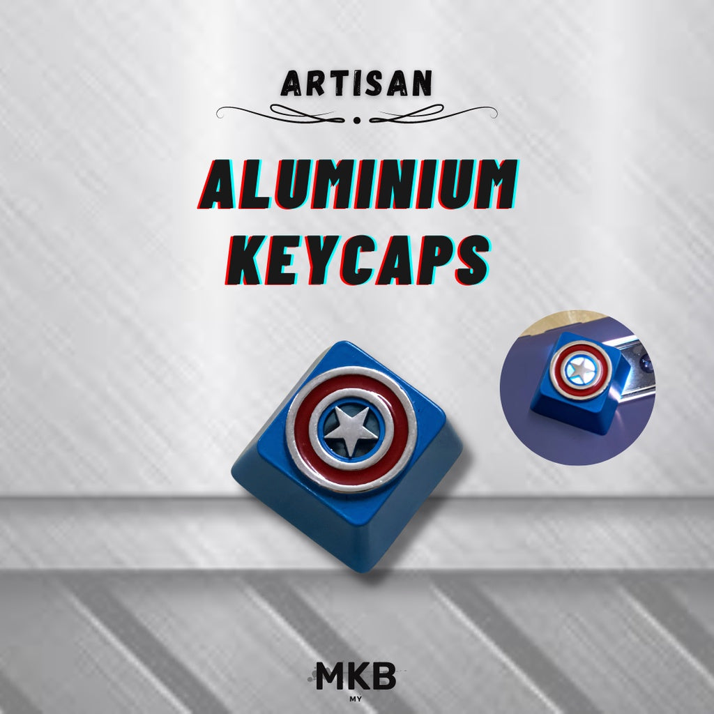 Marvel Captain America Aluminium Keycap