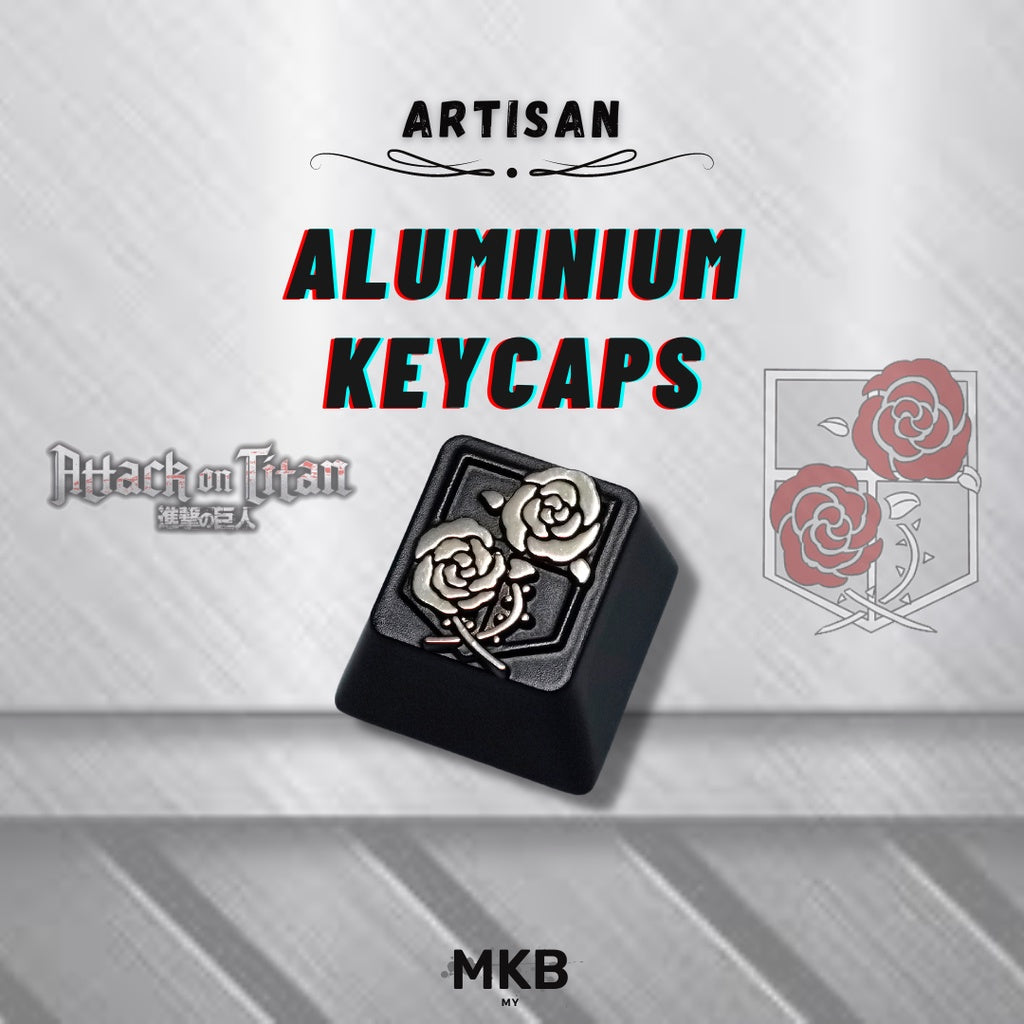 Attack on Titan Garrison  Logo Aluminium Keycap