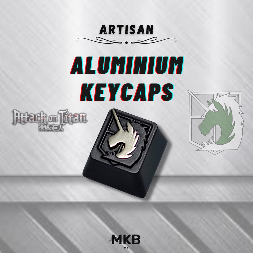Attack on Titan Military Police Logo Aluminium Keycap