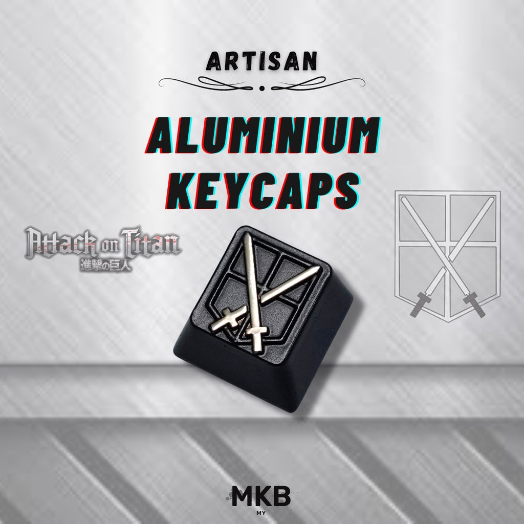 Attack on Titan Training Corp Logo Aluminium Keycap