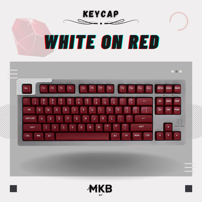 MSA White on Red