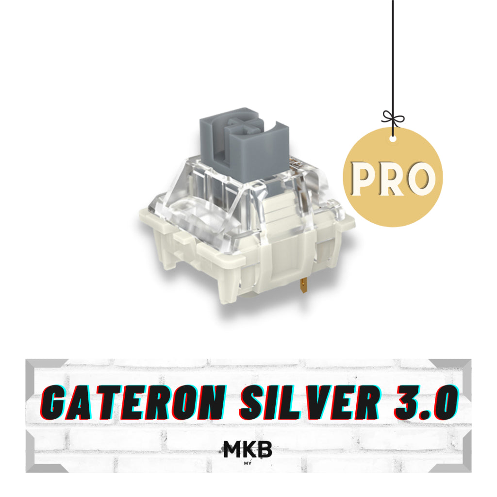 Gateron G Pro 3.0 Silver