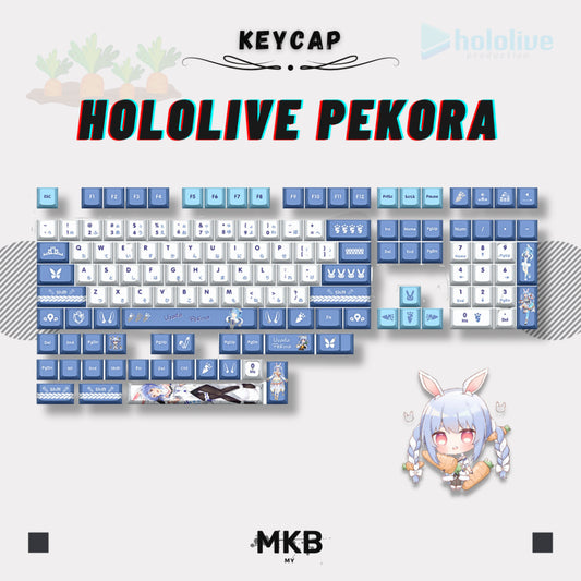 Hololive Usada Pekora PBT Keycap Set