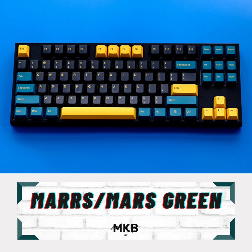 Marrs Green PBT Double Shot Keycap Set