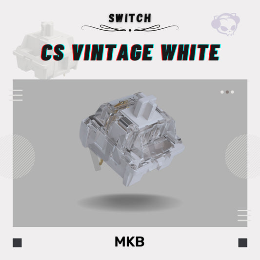 Akko CS Vintage White