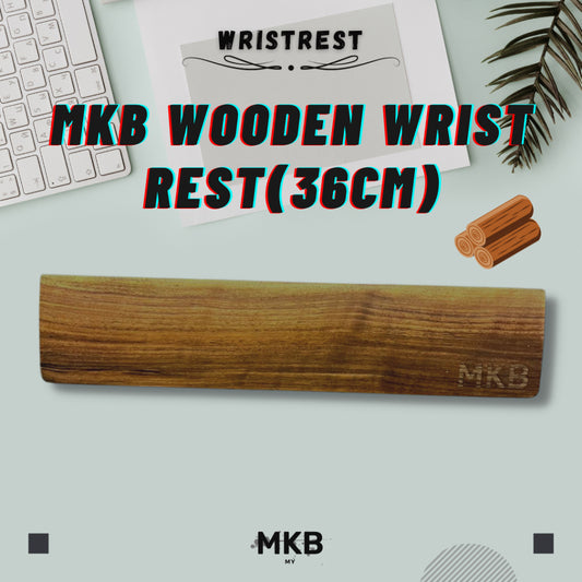 MKB Walnut Wooden Wrist Rest