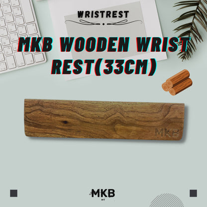MKB Walnut Wooden Wrist Rest