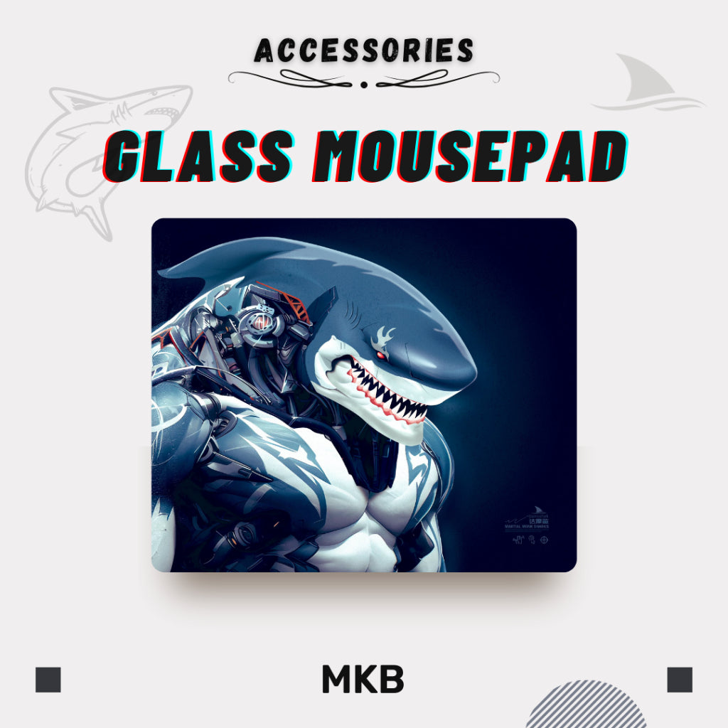 Darmoshark Glass Mousepad