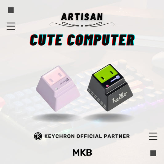 Keychron Cute Computer Aluminum Alloy Artisan Keycap