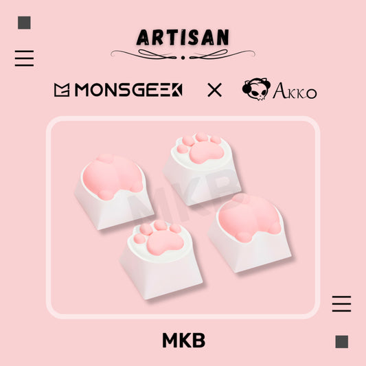 Monsgeek x Akko Cat Paw & Corgi Butt 4 in 1 Artisan