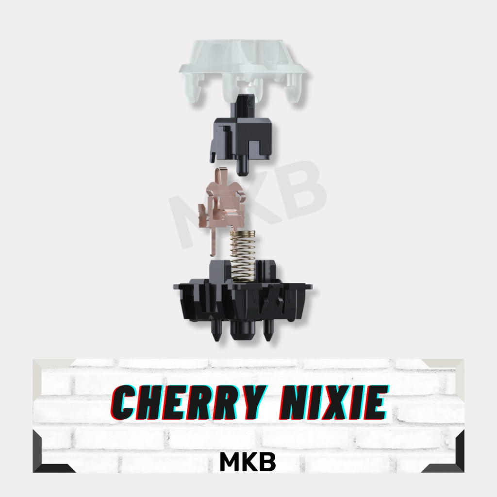 Cherry MX Black Clear Top Nixie
