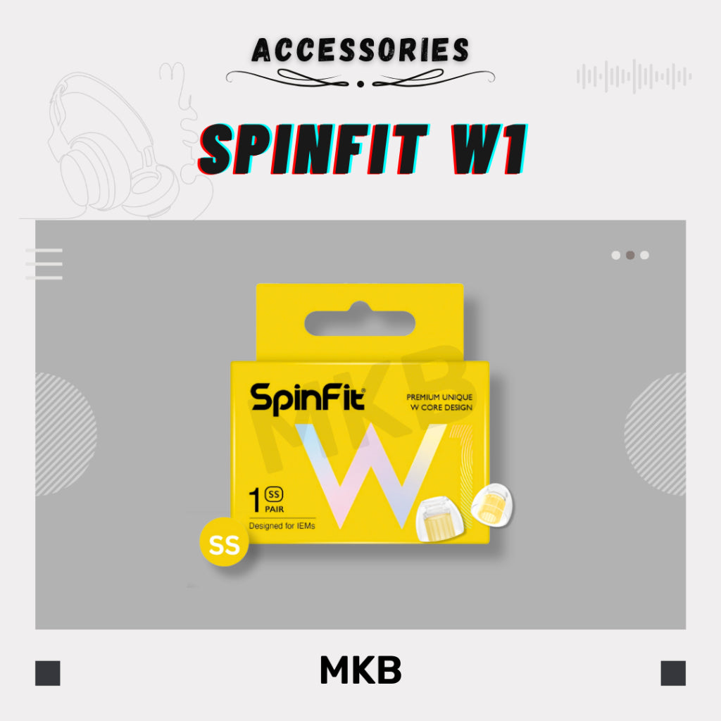 SpinFit W1 Single Size Pack