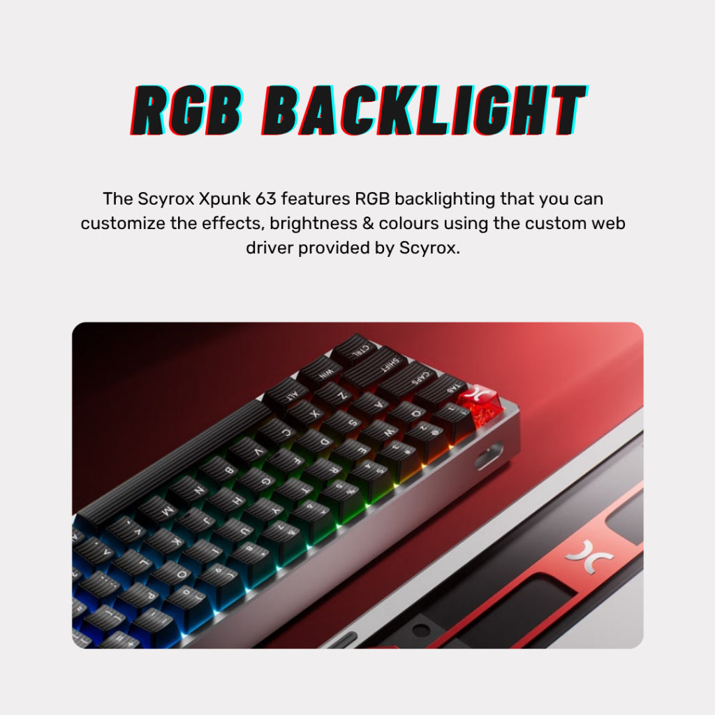 Scyrox Xpunk 63 Magnetic Keyboard